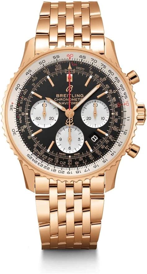 breitling navitimer rose gold replica|which breitling navitimer to buy.